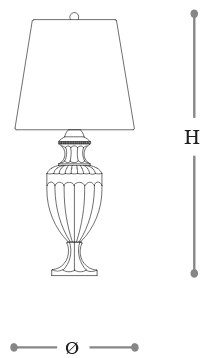 Lampe-8088-Opera-Italamp-Lampe-de-Table-Dimensions